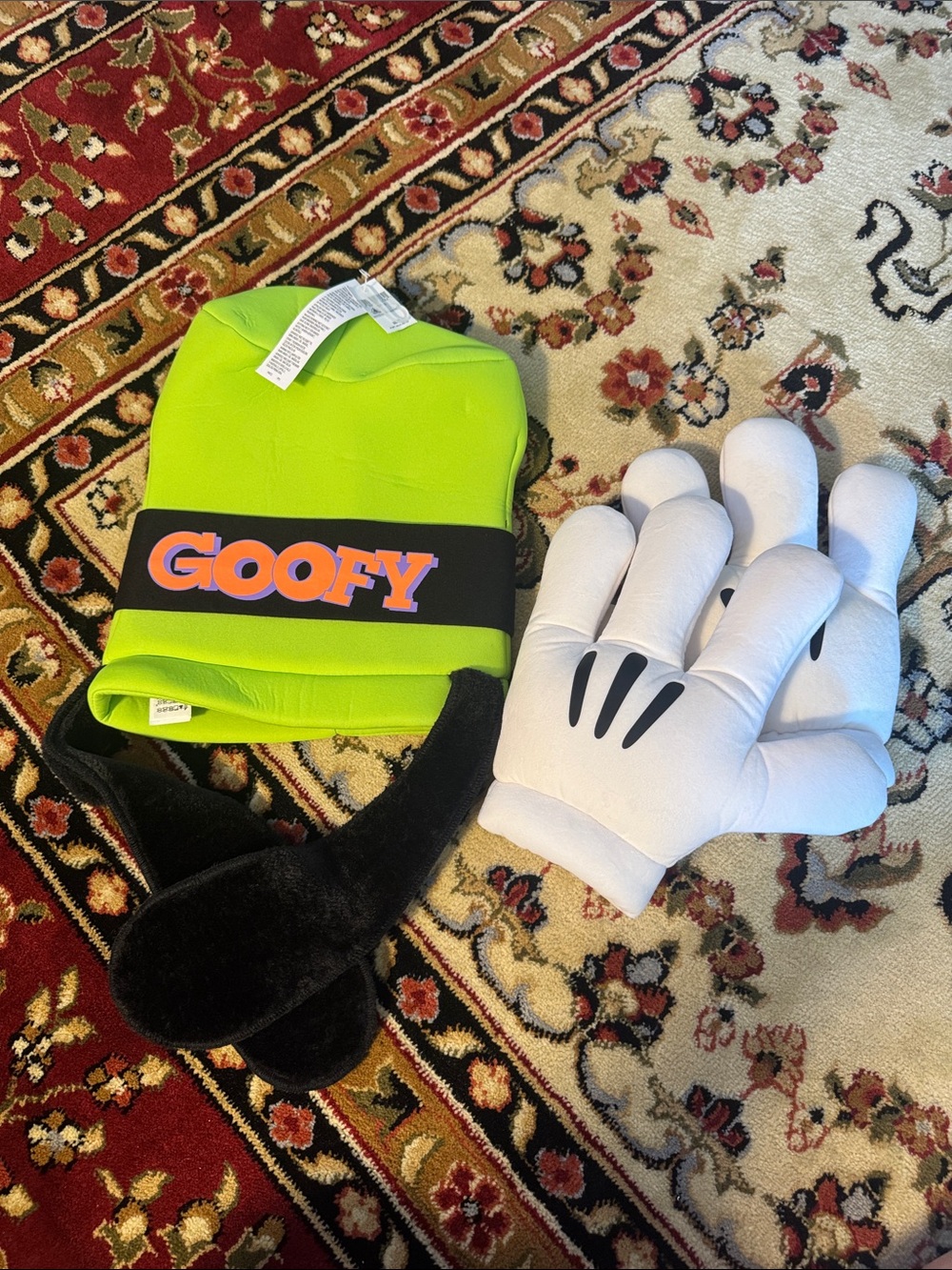 Kids Costume Goofy hat and Glove Set